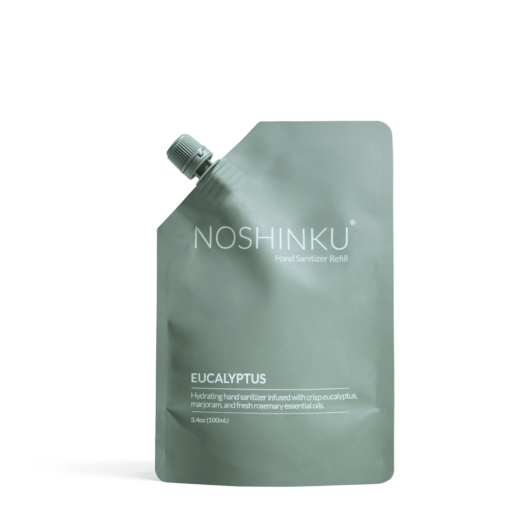 Noshinku Gifts Eucalyptus Rosemary Nourishing Hand Sanitizer Refill Pouch
