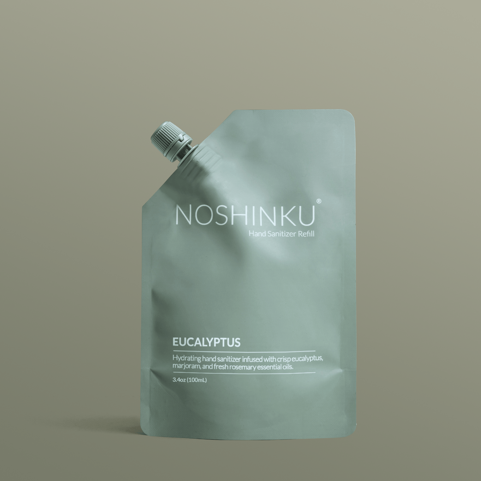 Noshinku Gifts Eucalyptus Rosemary Nourishing Hand Sanitizer Refill Pouch
