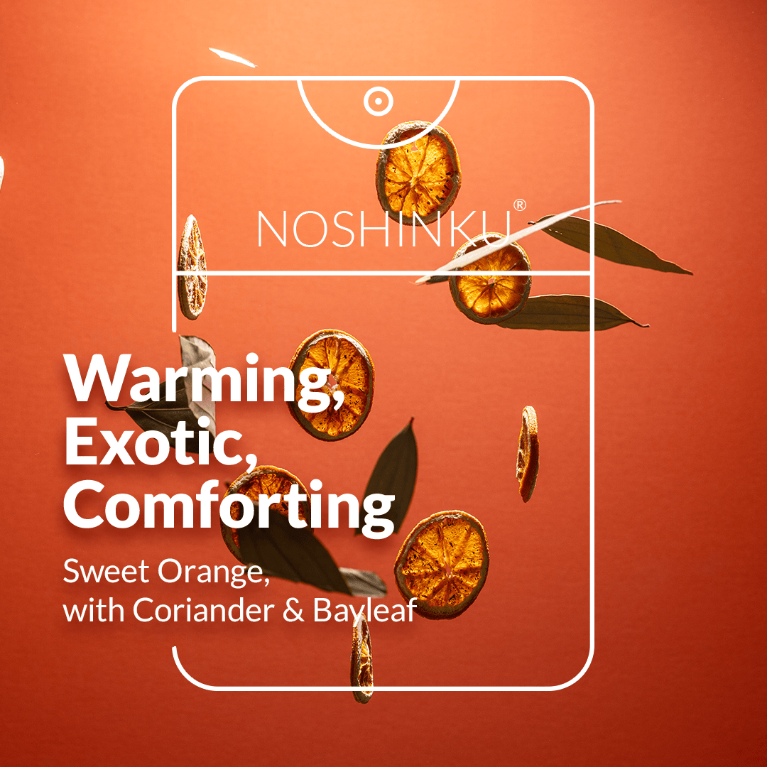 Noshinku Gifts Orange Coriander Moisturizing Sanitizer Mini Refill Pouch