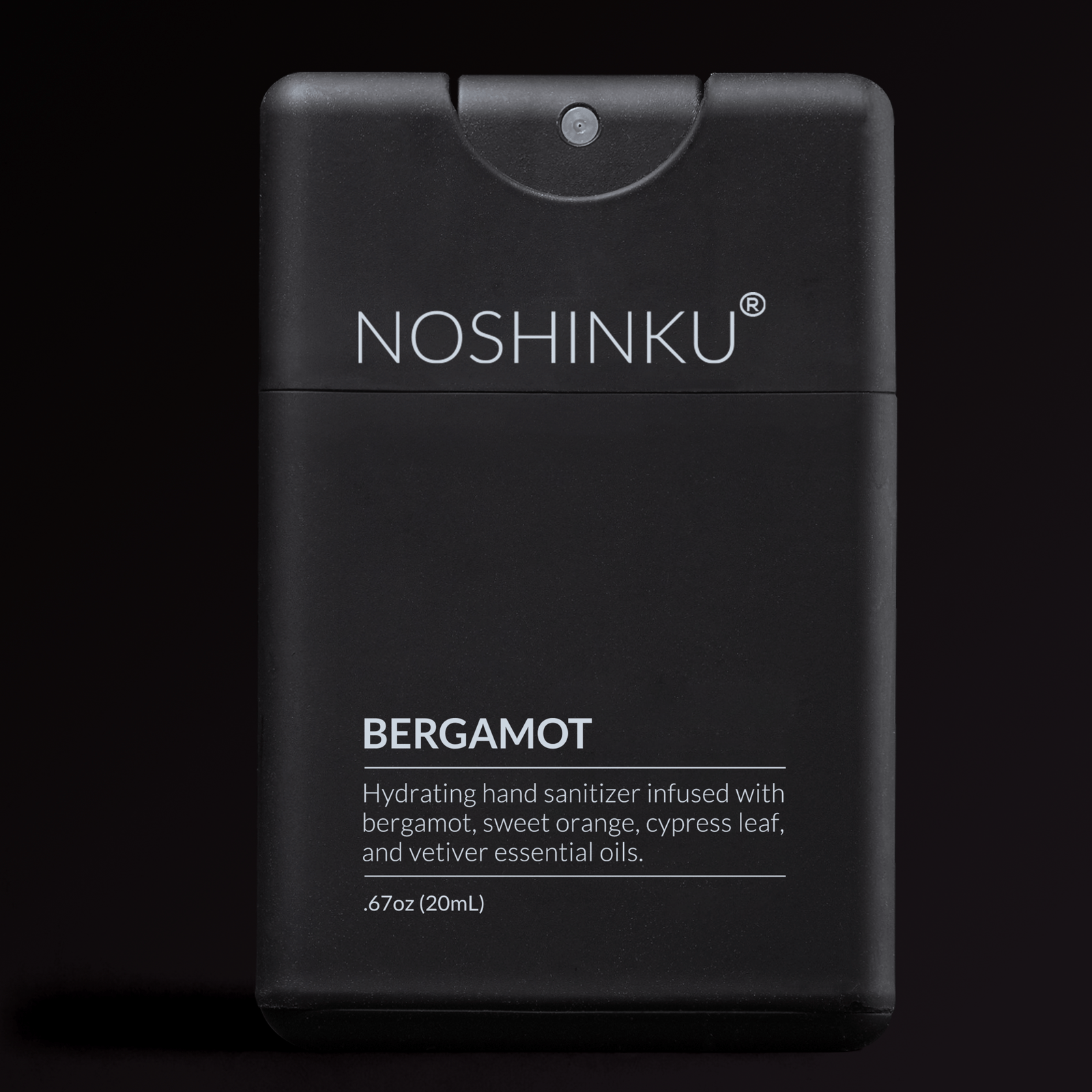 Noshinku Gifts Refillable Bergamot Ultra-Moisturizing Pocket Hand Sanitizer