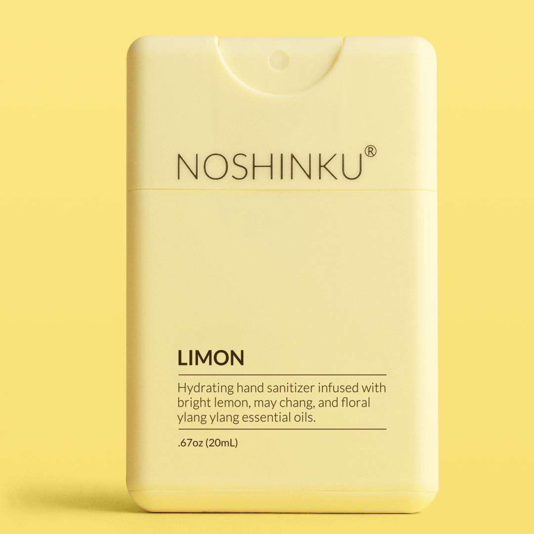 Noshinku Gifts Refillable Lemon Ylang-Ylang Moisturizing Pocket Sanitizer