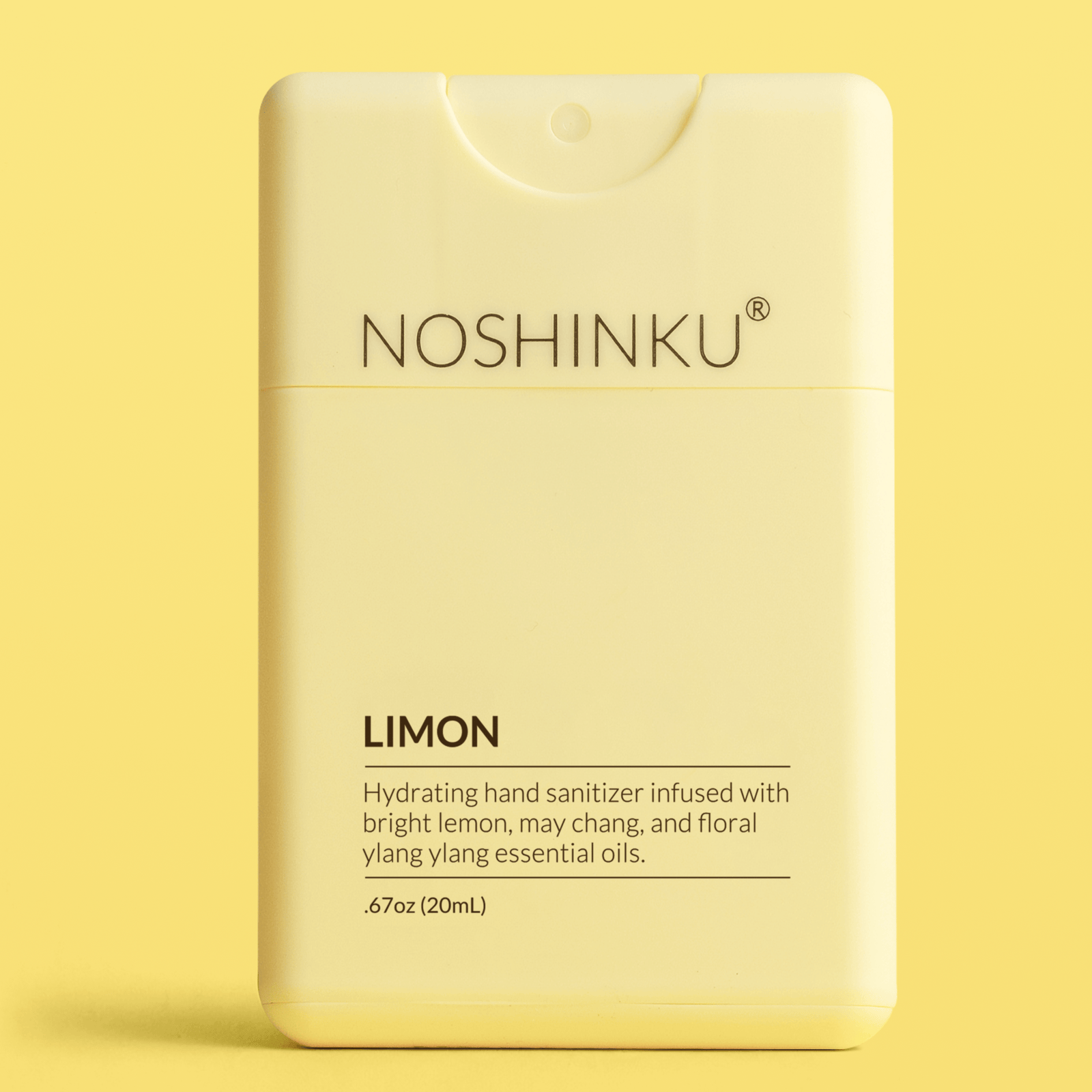 Noshinku Gifts Refillable Lemon Ylang-Ylang Moisturizing Pocket Sanitizer