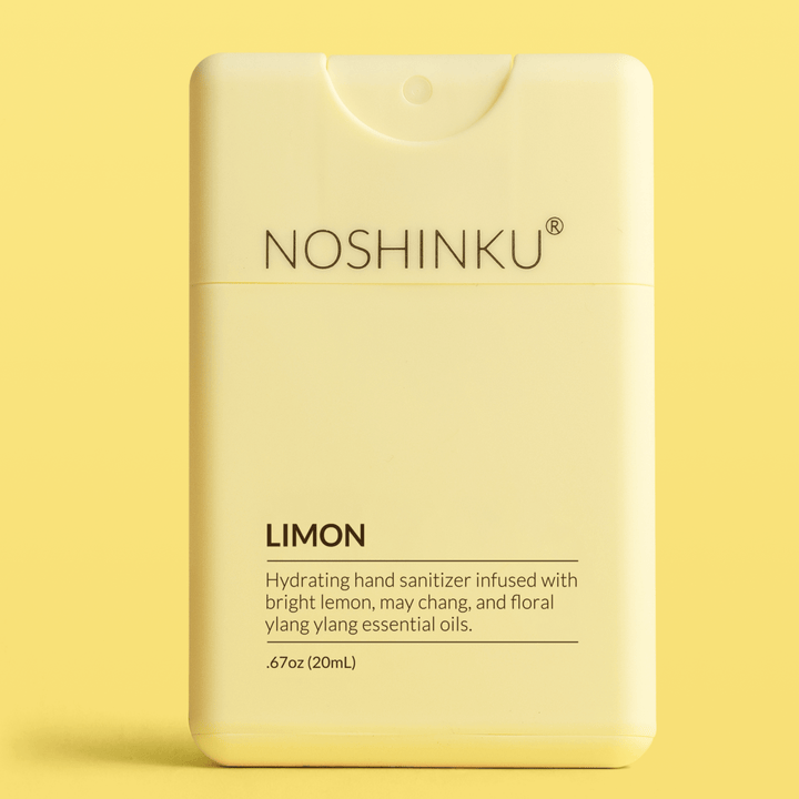 Noshinku Gifts Refillable Lemon Ylang-Ylang Moisturizing Pocket Sanitizer