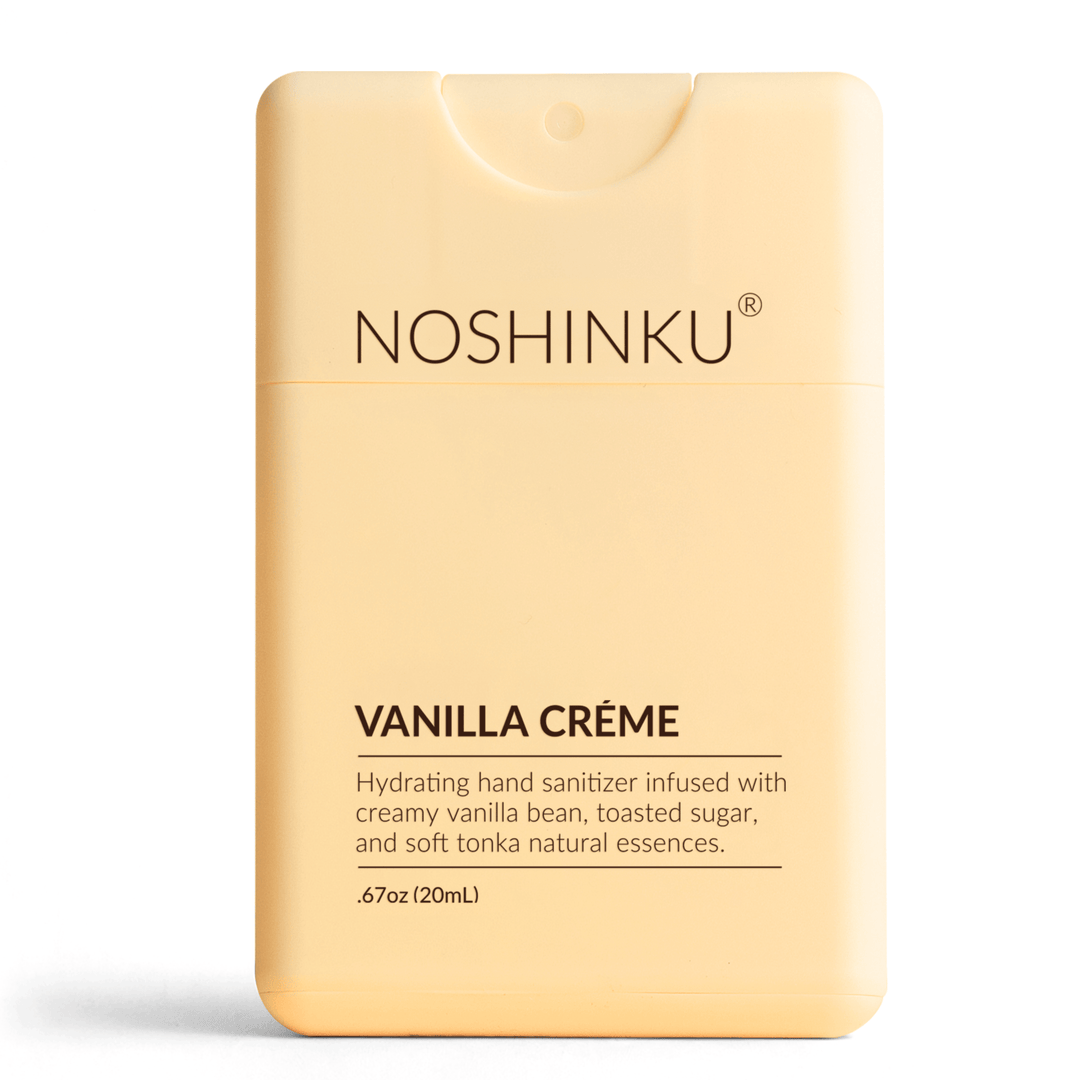 Noshinku Gifts Refillable Vanilla Créme Hydrating Hand Sanitizer Spray