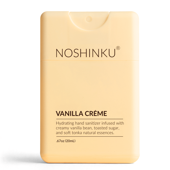 Noshinku Gifts Refillable Vanilla Créme Hydrating Hand Sanitizer Spray