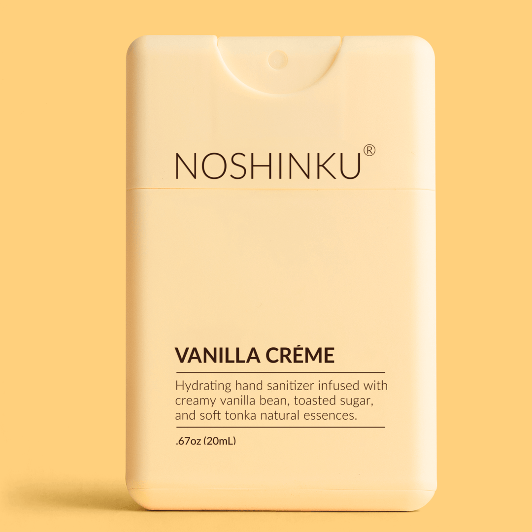 Noshinku Gifts Refillable Vanilla Créme Hydrating Hand Sanitizer Spray