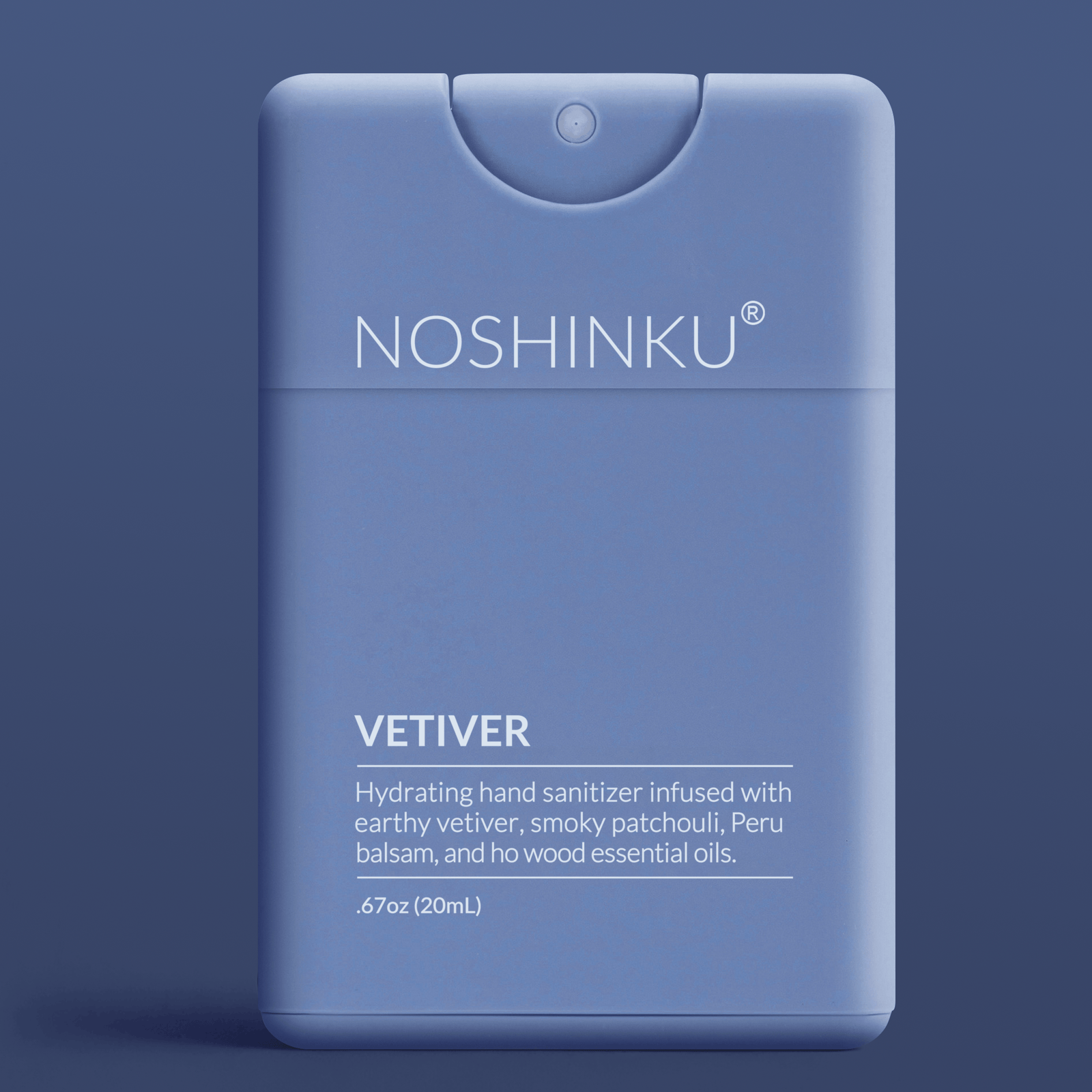 Noshinku Gifts Refillable Vetiver Patchouli Hydrating Pocket Hand Sanitizer