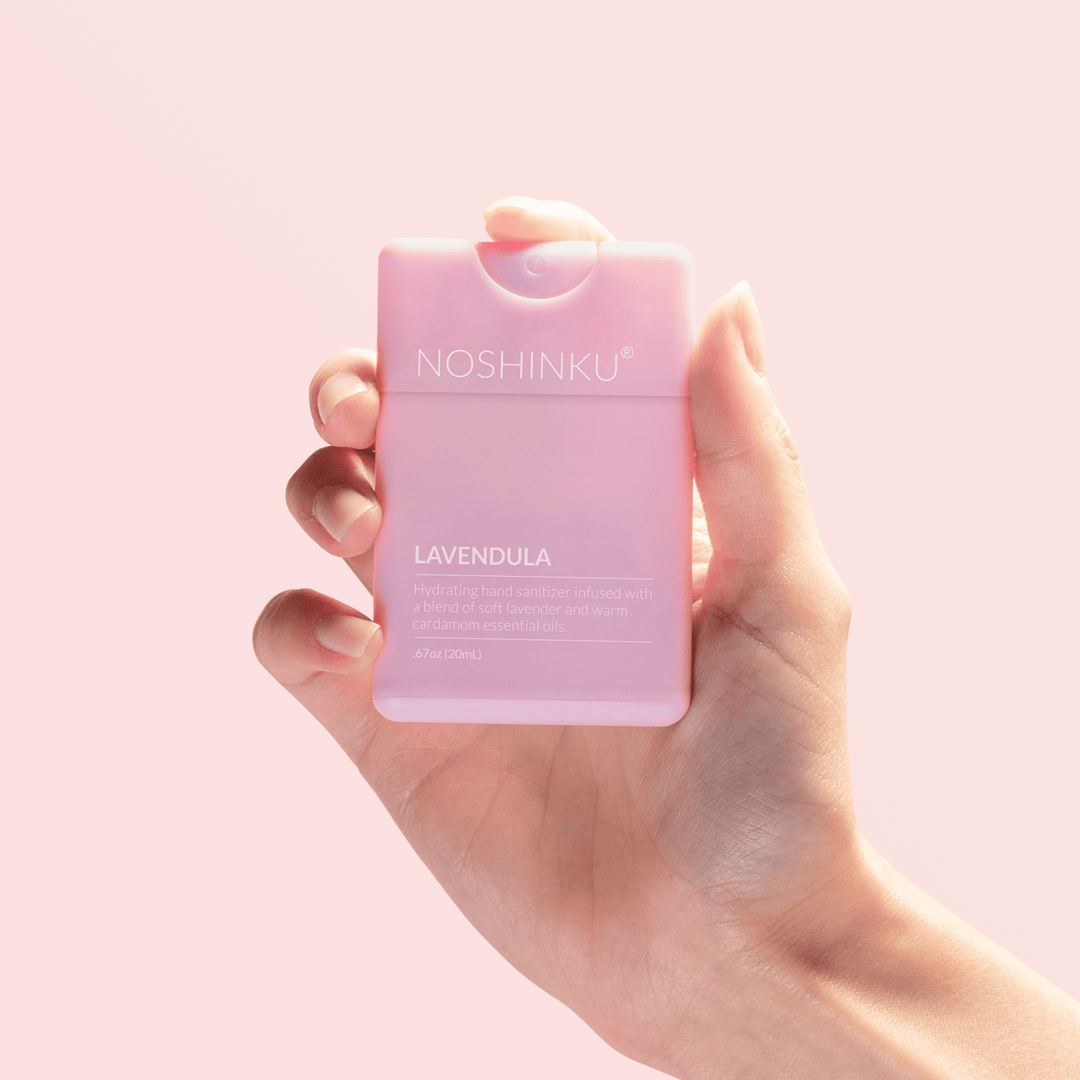 Noshinku Refillable Lavender Ultra-Moisturizing Pocket Hand Sanitizer