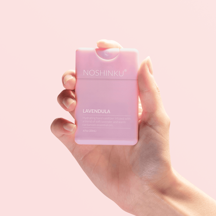 Noshinku Refillable Lavender Ultra-Moisturizing Pocket Hand Sanitizer