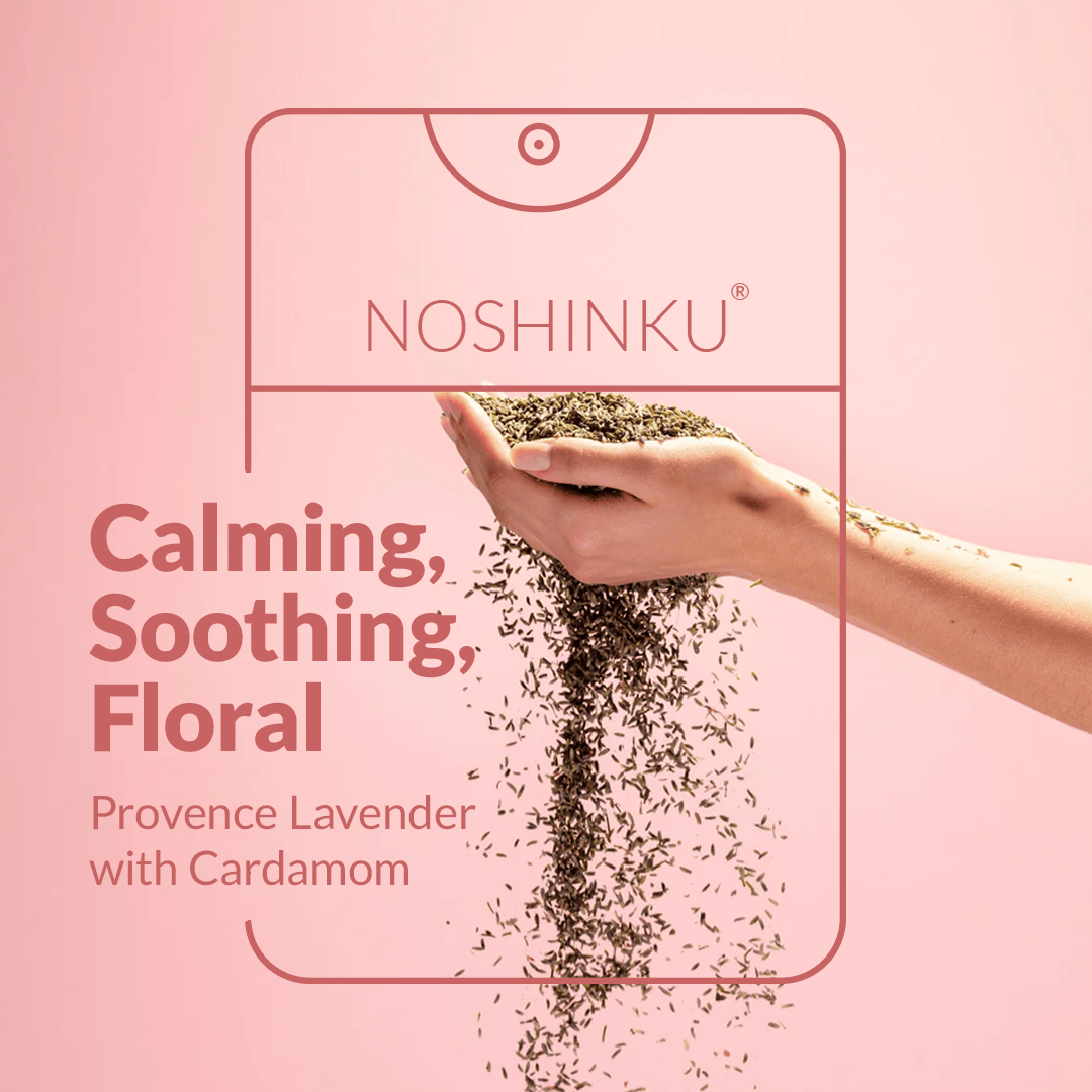 Noshinku Refillable Lavender Ultra-Moisturizing Pocket Hand Sanitizer