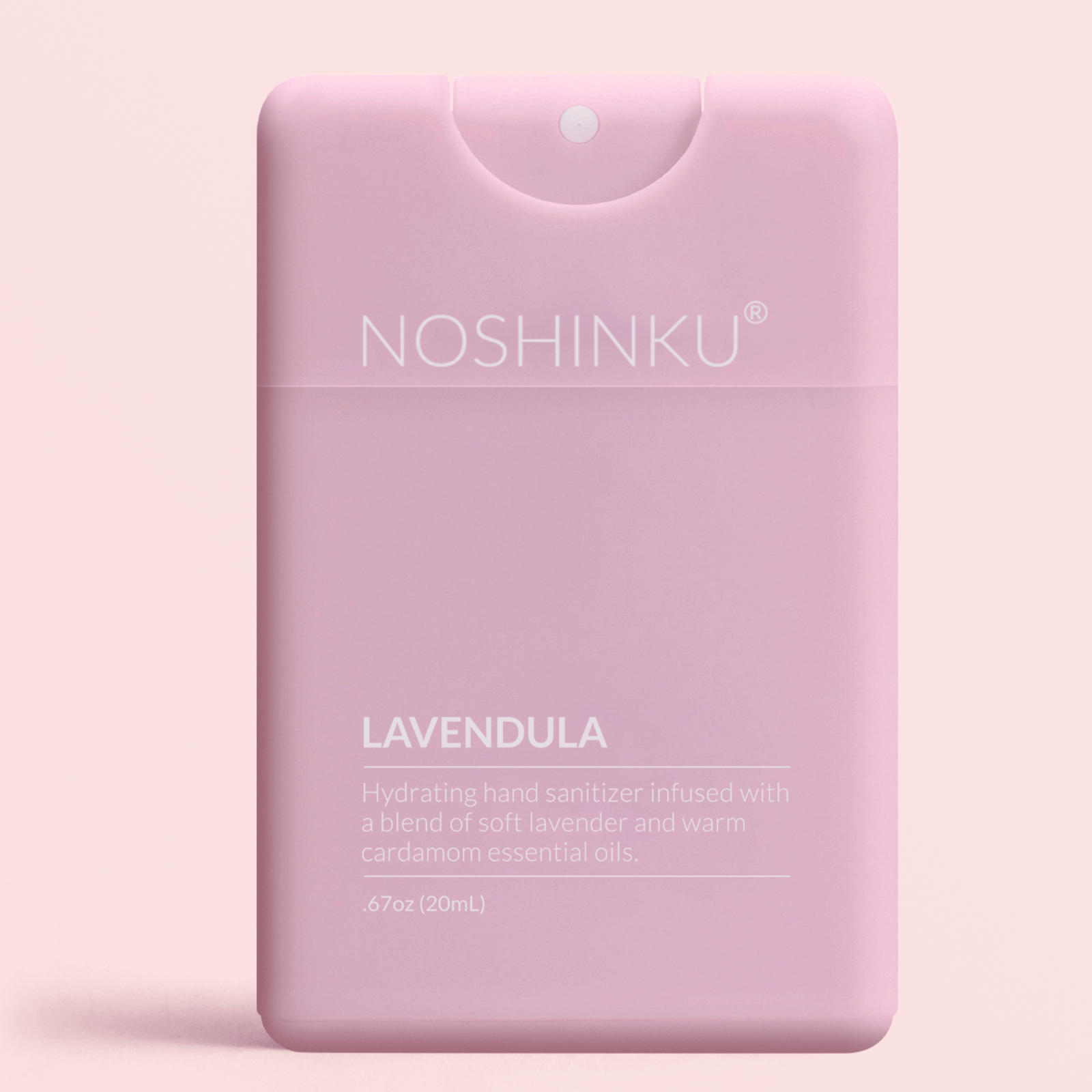Noshinku Refillable Lavender Ultra-Moisturizing Pocket Hand Sanitizer