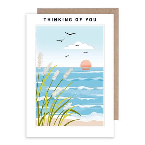 Notes & Queries Cards Bench Thinking of You Greeting Card