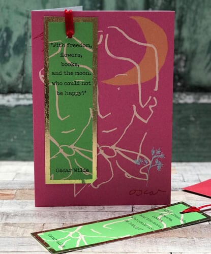 Notes & Queries Cards Card Freedom Blank Greeting Card