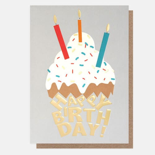 Notes & Queries Cards Cupcake Birthday Greeting Card