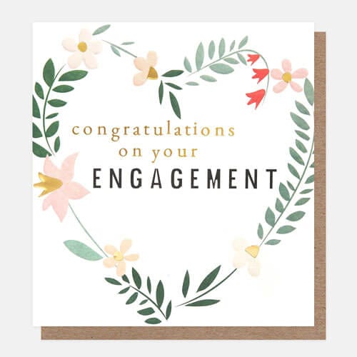Notes & Queries Cards Engage Heart Engagement Greeting Card