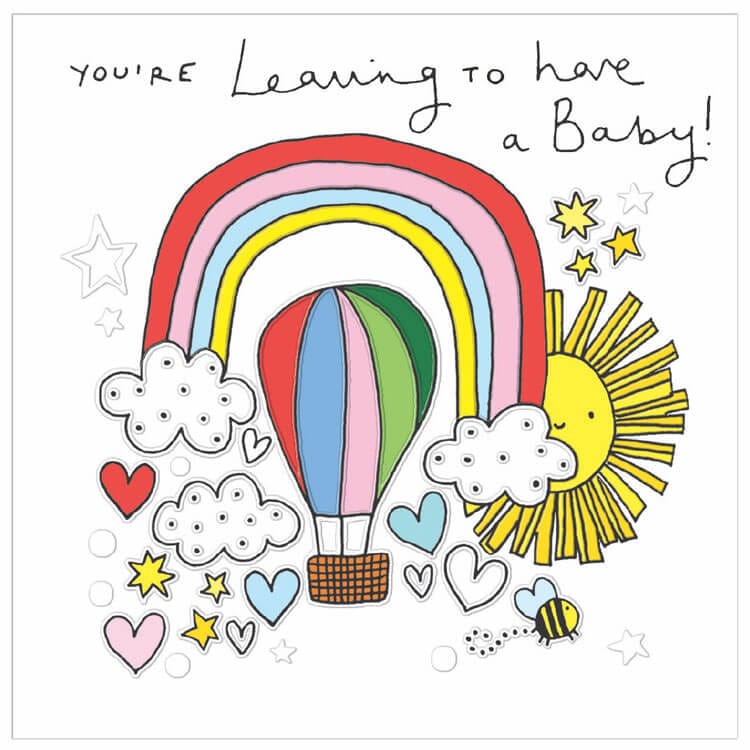 Notes & Queries Cards Leave Baby Shower Greeting Card