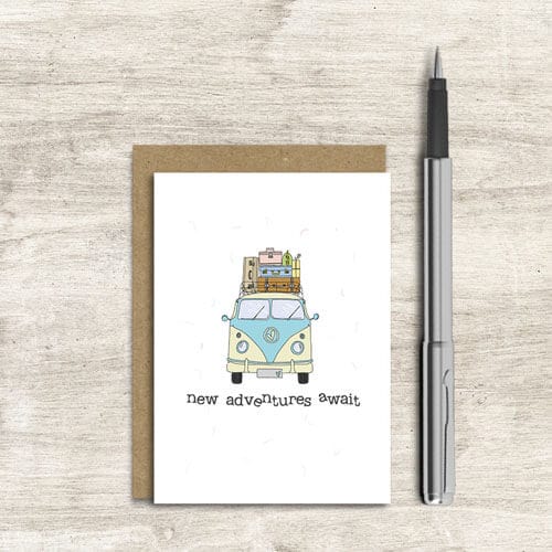 Notes & Queries Cards New Adventures Friendship Greeting Card