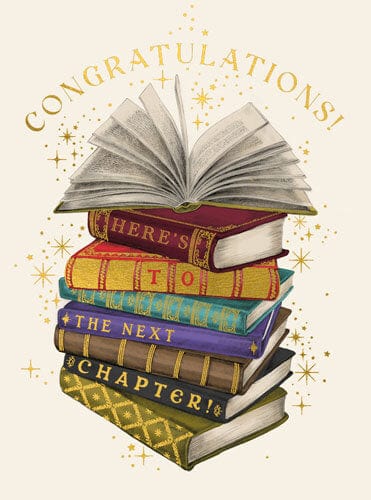 Notes & Queries Cards Next Chapter Congratulations Greeting Card