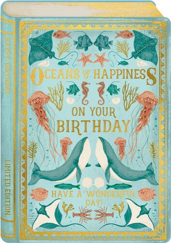 Notes & Queries Cards Oceans Birthday Greeting Card