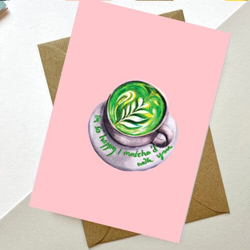 Notes & Queries Cards So Happy Matcha'd Friendship Greeting Card