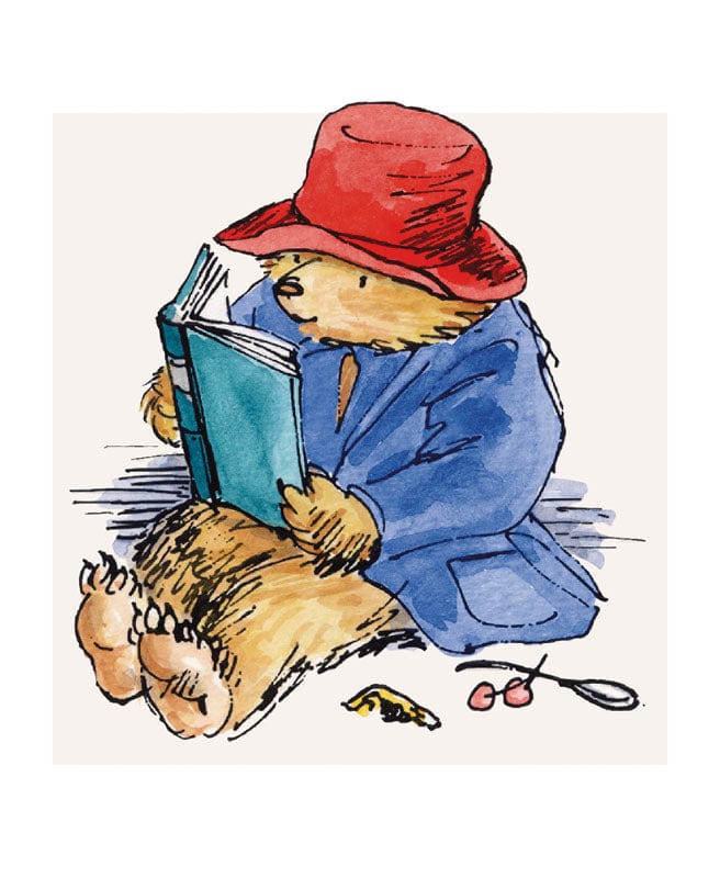 Notes & Queries Greeting Card Blank Paddington Read Greeting Card