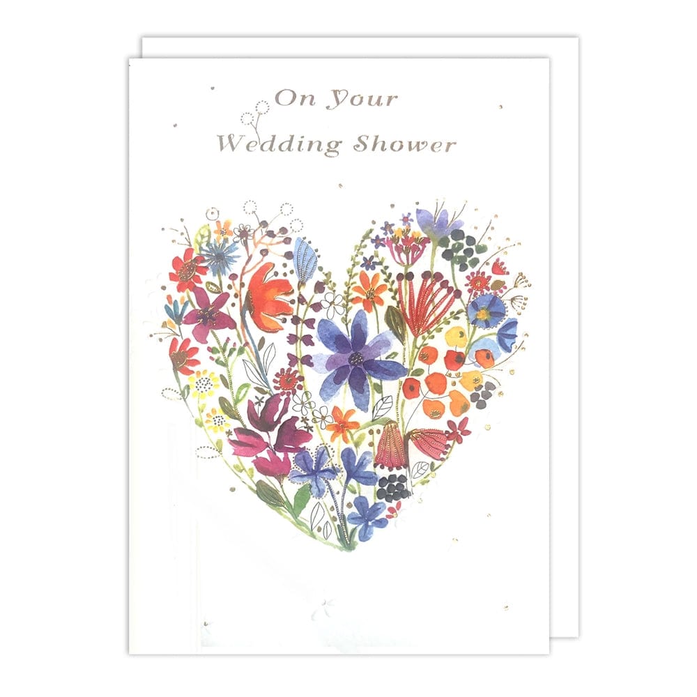 Notes & Queries Greeting Card Heart Congratulations Card