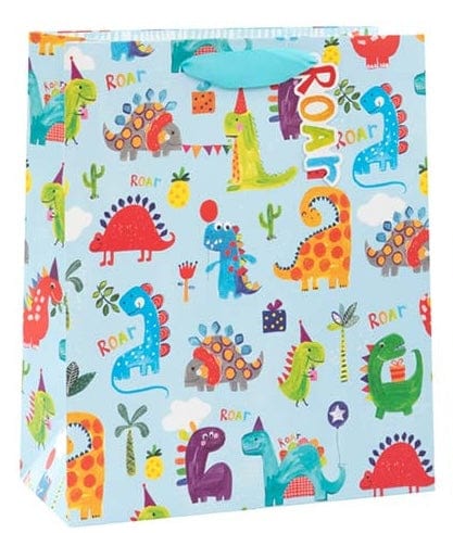 Notes & Queries Party Dinosaurs Large Gift Bag