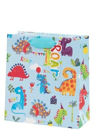 Notes & Queries Party Dinosaurs Medium Gift Bag