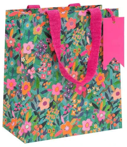 Notes & Queries Party Neon Floral Medium Gift Bag