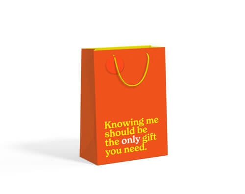 Notes & Queries Party Only Gift Need Medium Gift Bag