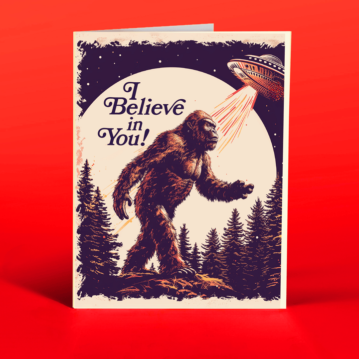 OffensiveDelightful Card I Believe In Yeti's...and you! Card