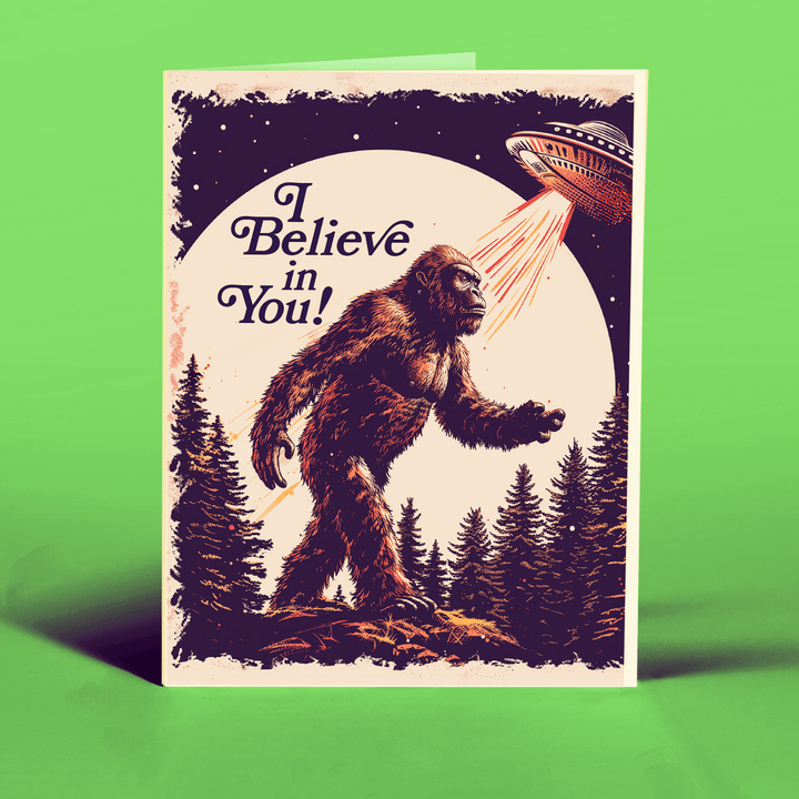 OffensiveDelightful Card I Believe In Yeti's...and you! Card