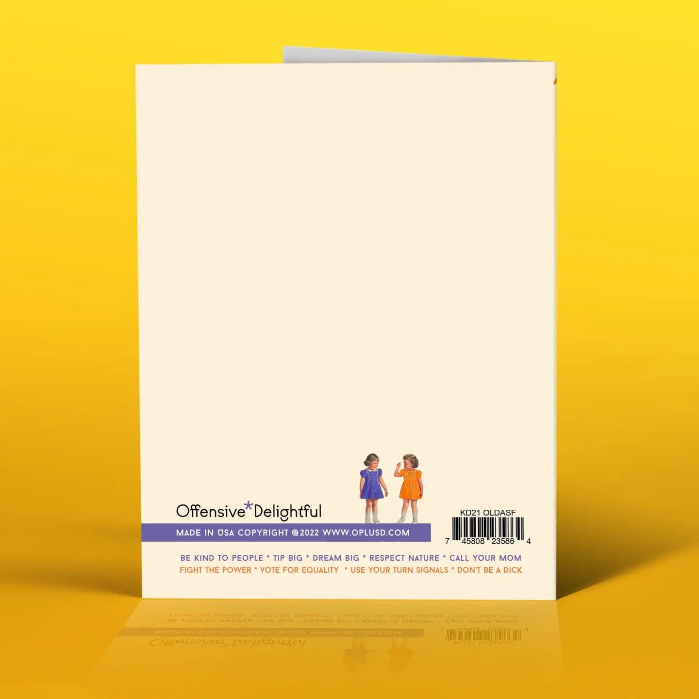 OffensiveDelightful Card Old As Hell Birthday Card