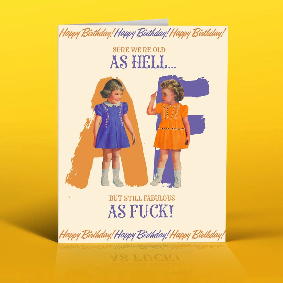 OffensiveDelightful Card Old As Hell Birthday Card