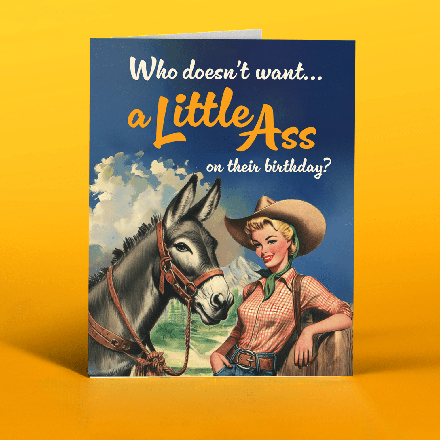 OffensiveDelightful Cards A Little Ass Birthday Card