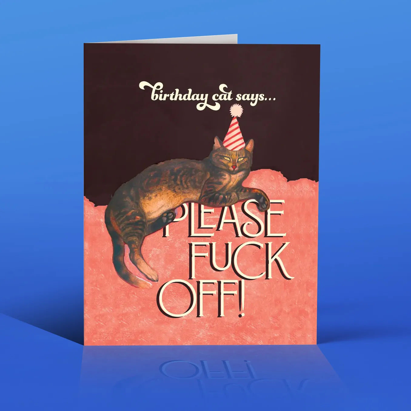 OffensiveDelightful Cards Birthday Cat Card