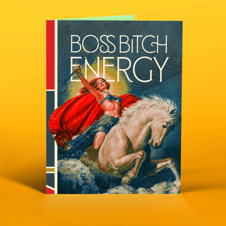 OffensiveDelightful Cards Boss B*tch Energy Card