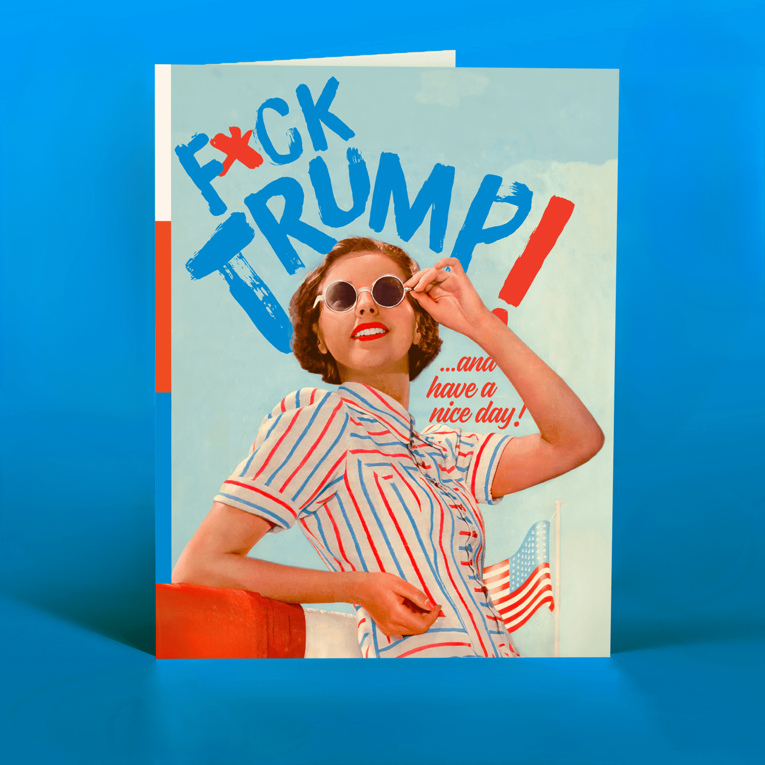 OffensiveDelightful Cards F*ck Trump! Political Card