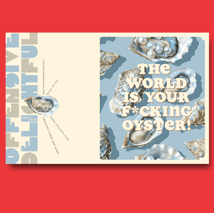 offensivedelightful Cards Oyster World Card