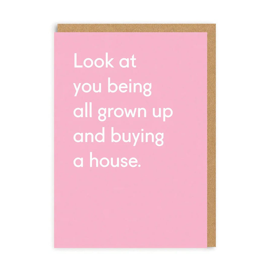 Ohh Deer Greeting Card All Grown Up Buying A House Greeting Card