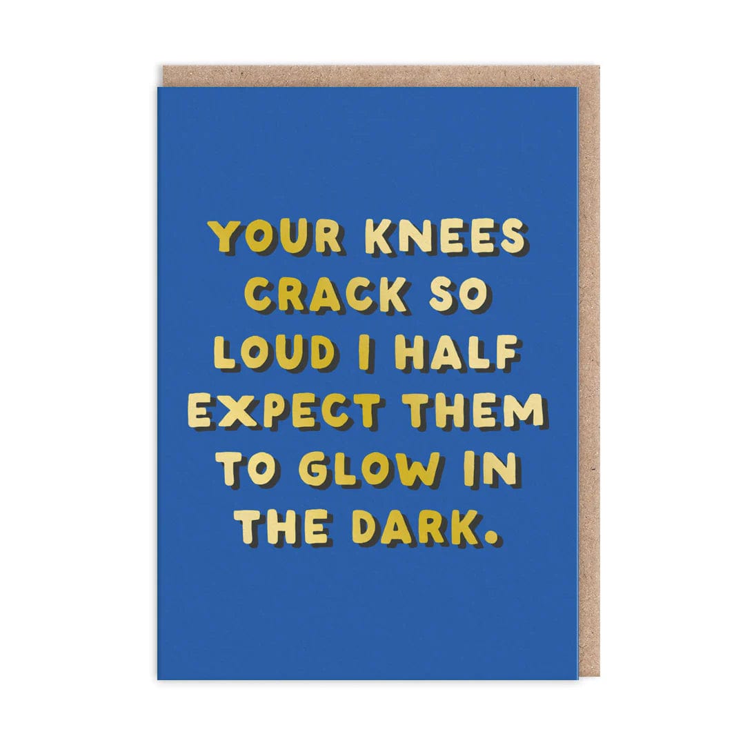 Ohh Deer Greeting Card Glow In The Dark Greeting Card