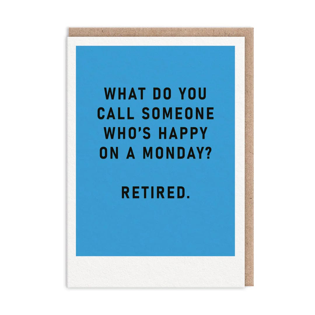 Ohh Deer Greeting Card Happy Monday Retirement Card