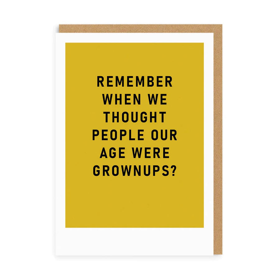 Ohh Deer Greeting Card Remember Grown Ups Greeting Card