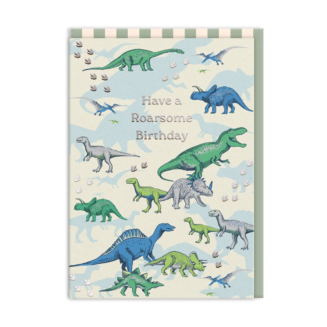 Ohh Deer Greeting Card Roarsome Dinosaurs Birthday Card