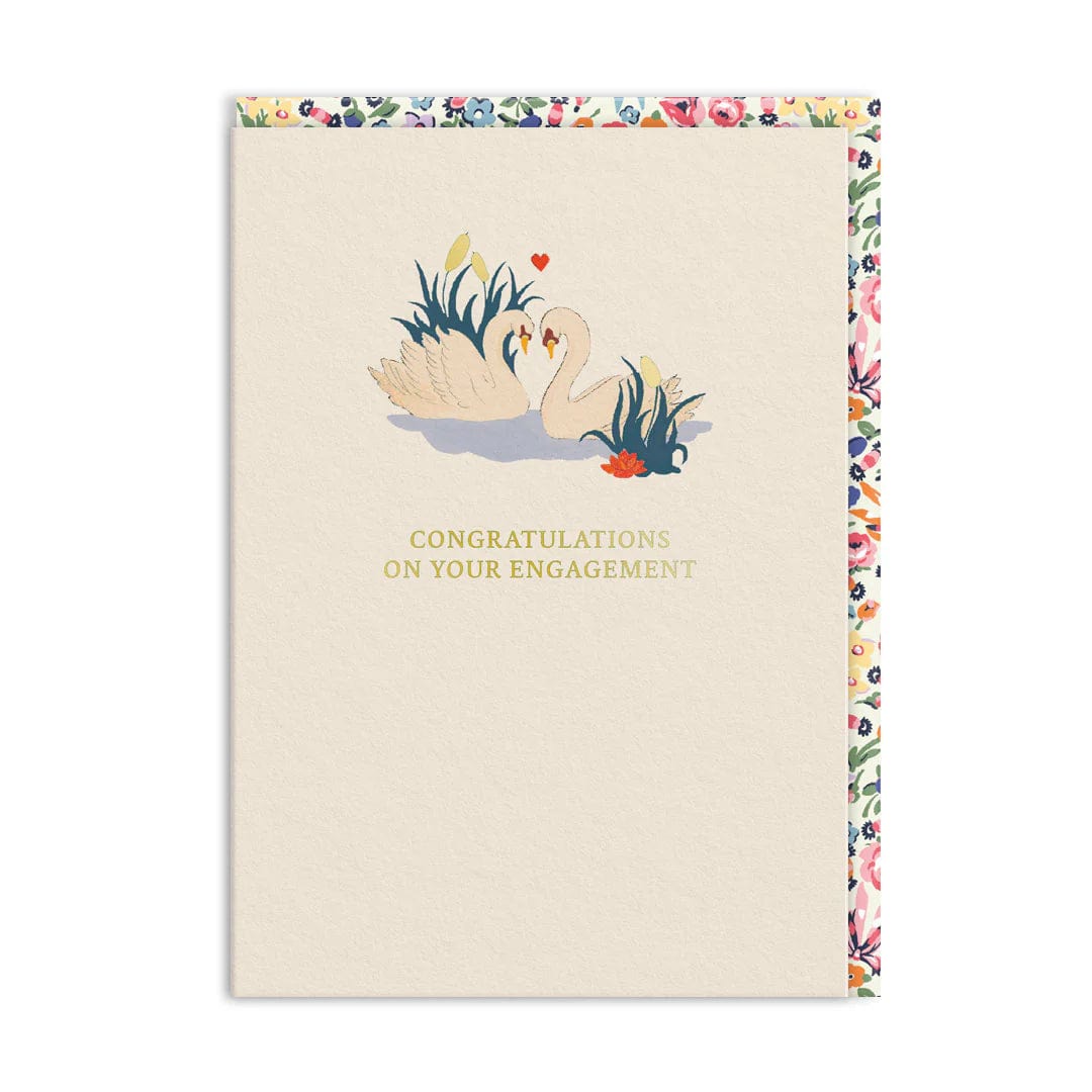 Ohh Deer Greeting Card Swans On Your Engagement Card