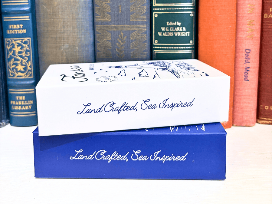 Old Whaling Company Gifts Fansea Matches | Blue Keepsake Matchbox