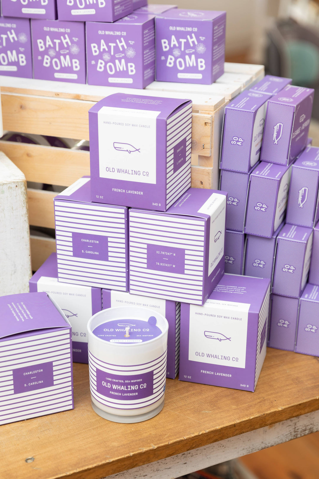 Old Whaling Company Gifts French Lavender Candle