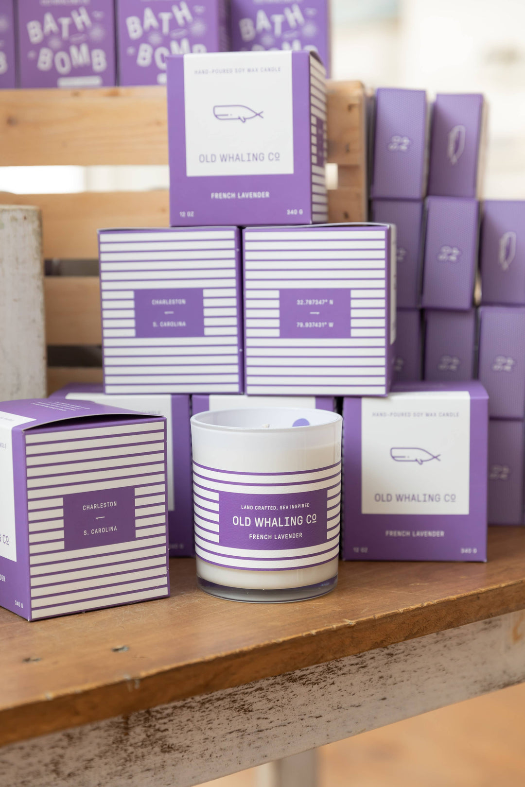 Old Whaling Company Gifts French Lavender Candle