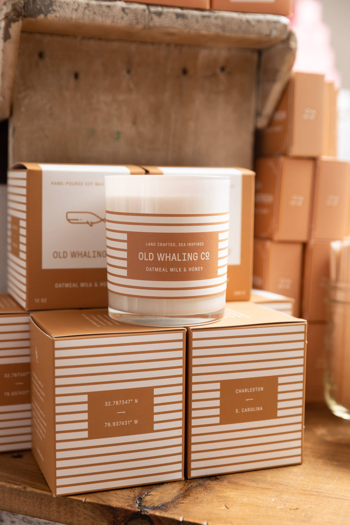 Old Whaling Company Gifts Oatmeal Milk & Honey Candle