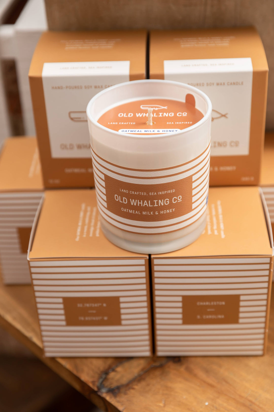 Old Whaling Company Gifts Oatmeal Milk & Honey Candle